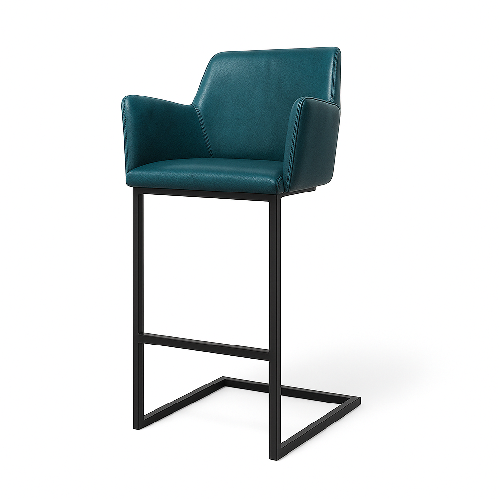 Barhocker aus Leder | Modell GIAN